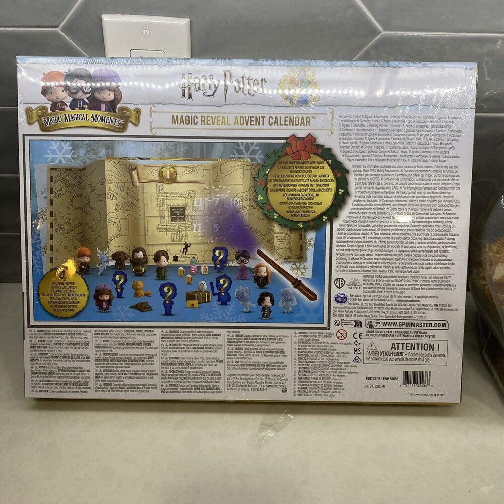 NEW Harry Potter Advent Calendar Wizarding World Hogwarts Micro Magical Moments - Picture 3 of 6